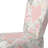 Pink Roses Patchwork - Upholstered Patterned Accent Side Chair