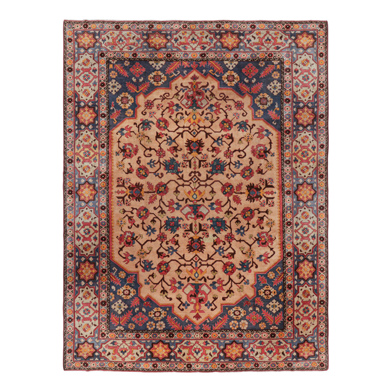 One-of-a-Kind 9'4”x12'6” Hand Knotted Area Rug