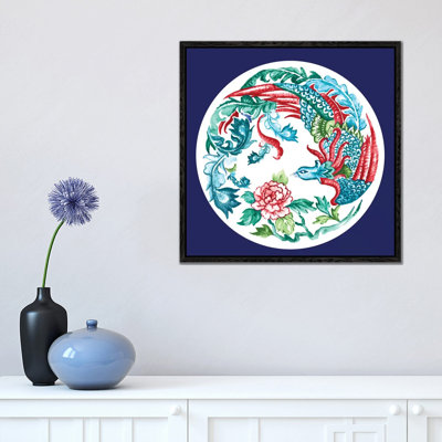 Peacock in the Garden 1 Piece Painting on Canvas
