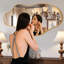 Irregular Metal Framed Wall Mirror, Asymmetrical Mirrors for Bathroom-1211189288-1218128631