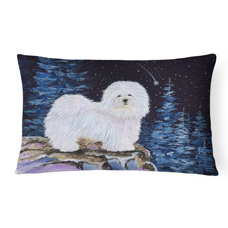 Starry Night Outdoor Throw Pillow