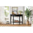 Farmhouse Half Moon Console Table With Drawer & Shelf - Rustic Accent Table, Sofa Table For Entryway, Living Room, Hallway And Foyer-1883974675