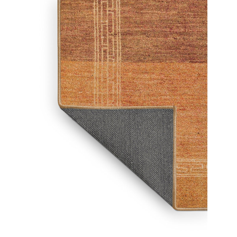 Tapis décoratif multicolore à motif abstrait, Tapis de couloir 2 pi x 5 pi