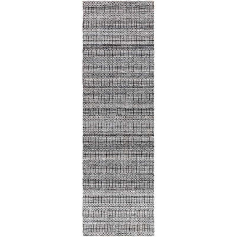 Tapis d'intérieur / extérieur tissé à la main Abrina, Tapis de couloir 2 pi 6 po x 8 pi