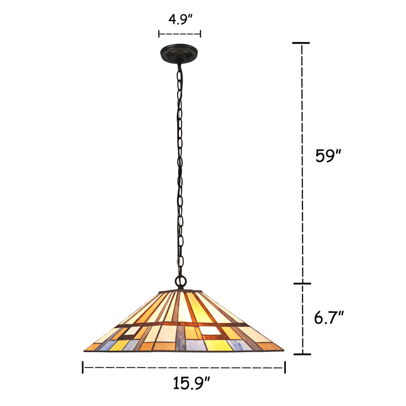Luminaire suspendu pour 2 lumières unique Harva