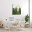 «Rustic Mountain Sun Forest Trees Floater», art mural par Annie Lapoint-242367667-242367663