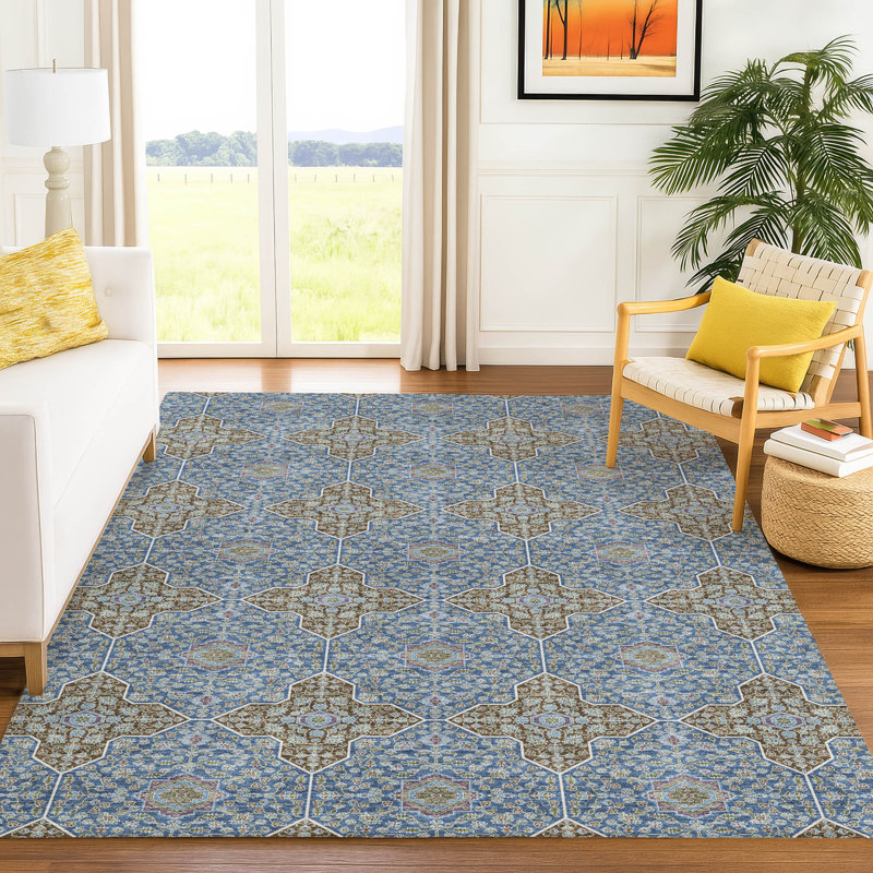 Tapis intérieur / extérieur lavable à la machine Chantille ACN2410 Global, Rectangulaire 8 pi x 10 pi