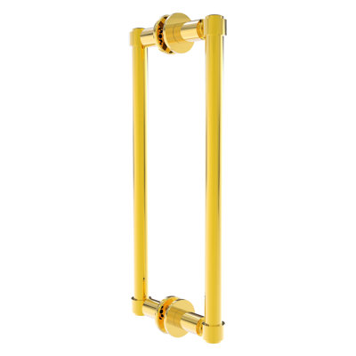 Contemporary 12" Back to Back Shower Door Pull