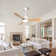 42 In. 3 Abs Blades Indoor Ceiling Fan With Light Kit And Remote