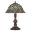 Lampe de table 17 po vitraux