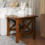 Table de bout en bois massif de style campagnard Cudahy-31561109-31561110