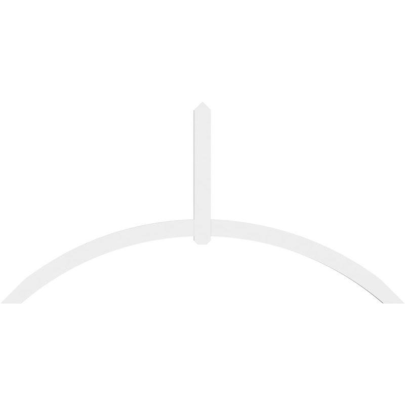 Support pour pignon en PVC Archdale, H 48 po x l 96 po (pas: 12/12), P 2 po x F 4 po
