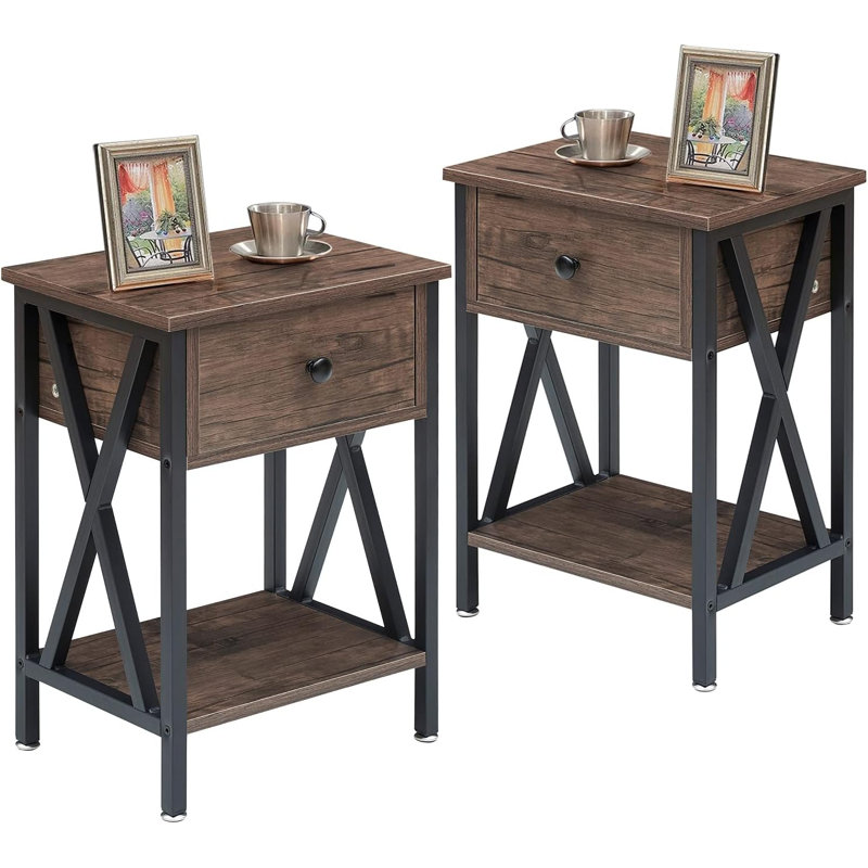 Table de chevet, Gris