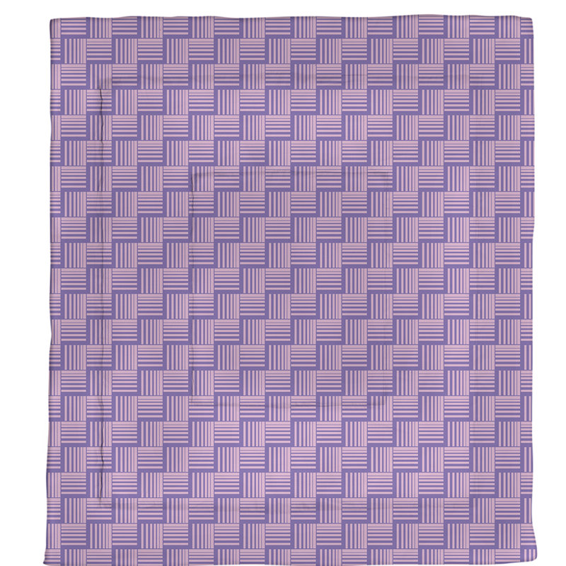 Édredon réversible en microfibre Dana Strider, Édredon très grand, Floral rose / mauve