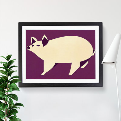 Unique Pig Art Vol.2 Abstract - Framed Print