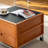 Retro creative design movable coffee table-1983127676