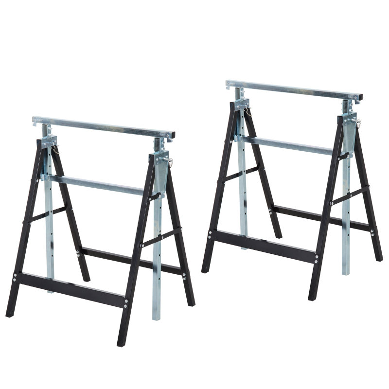 68cm W Steel Top Height-Adjustable Workbench