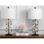 Ensemble de lampes de table métalliques 28 po Dorien