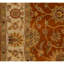 Tapis doré et ivoire de haute qualité noué à la main
