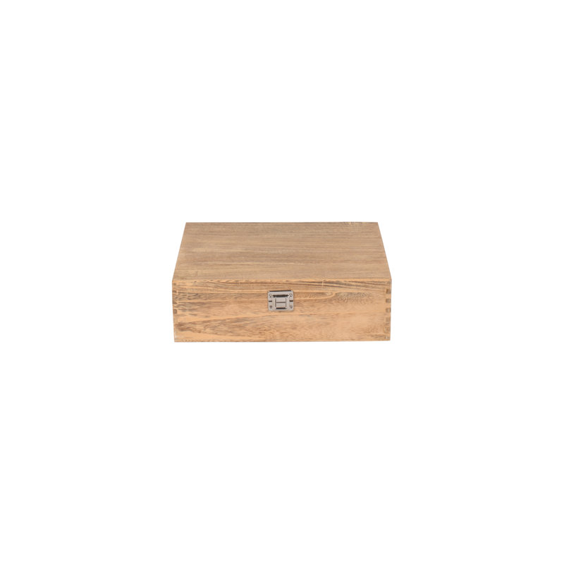 Fifi Three Bottle Wooden Box Carrier