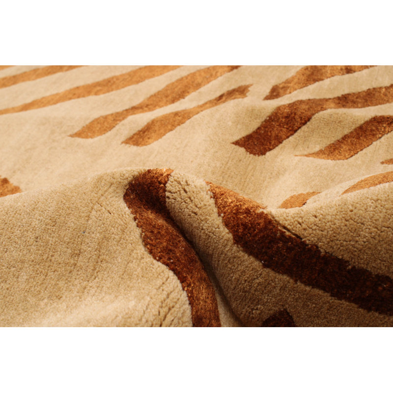 Wool Abstract Indoor Rug