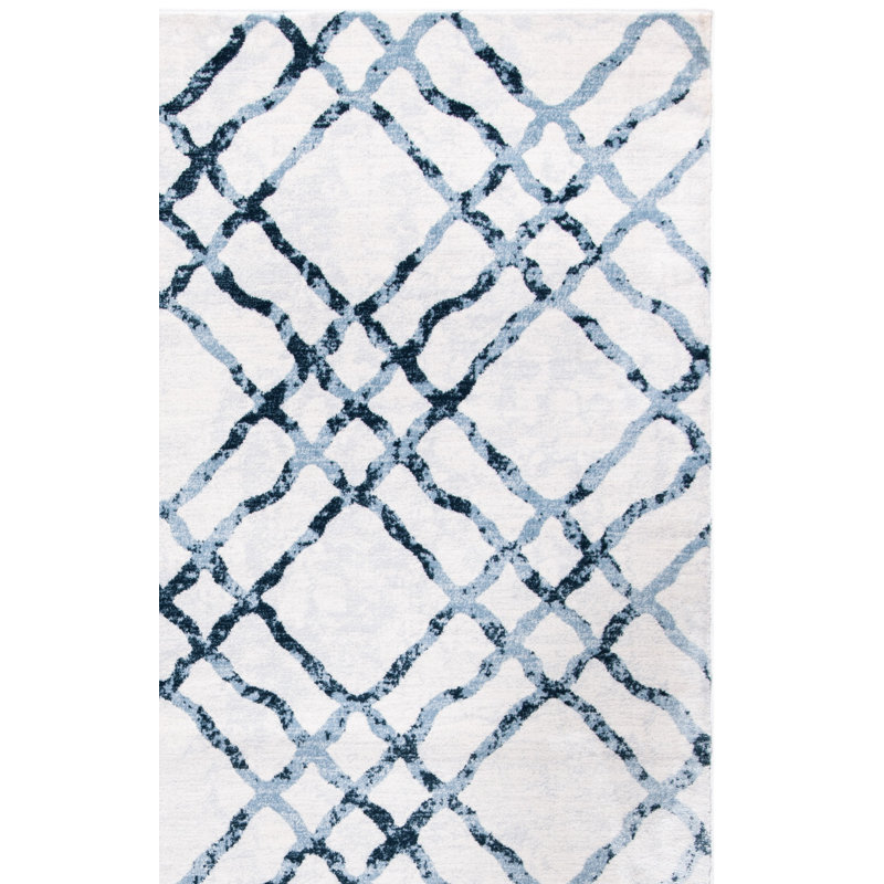 Winnols Performance Geometric Rug, Square 6'7"