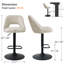 Tabouret de bar rotatif à hauteur ajustable 24 à 32 po-1225316022