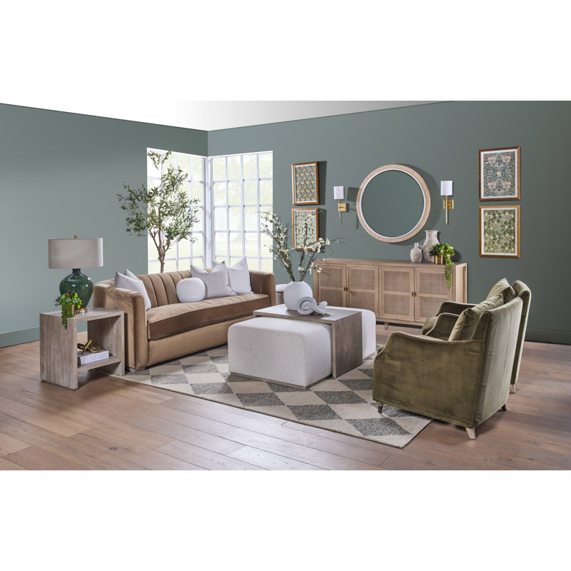 Bronx 87" Channel Back Sofa