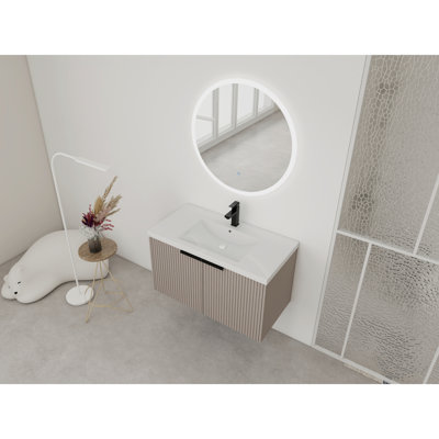 Ensemble de meuble-lavabo mural flottant Roomfitter