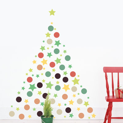 Abstract Non-Wall Damaging Wall Decal