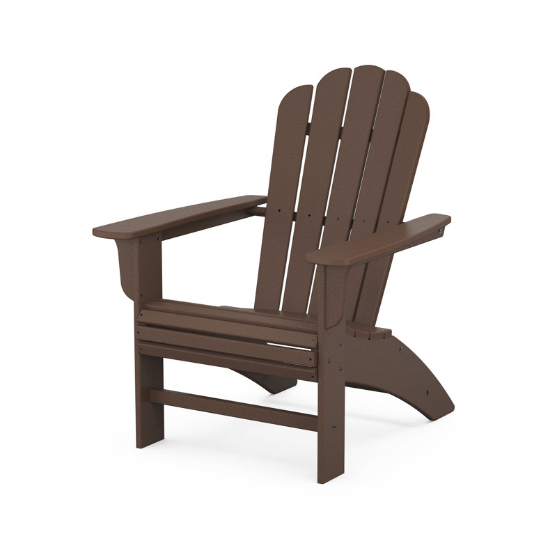 POLYWOOD Country Living by POLYWOOD Curveback Adirondack Chair, Mahogany