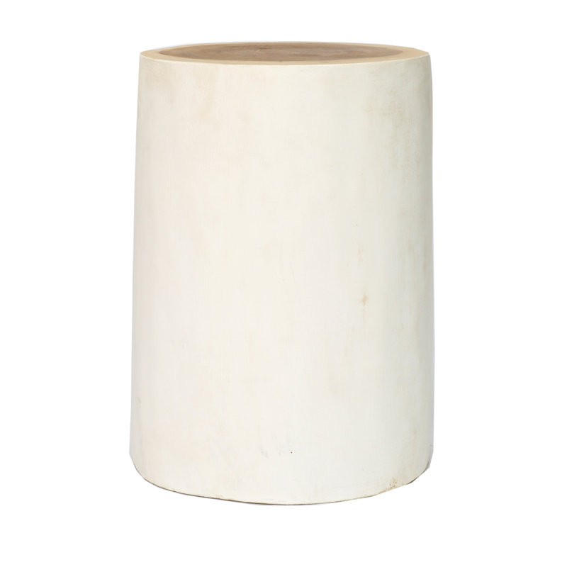 Jellico Solid Wood Accent Stool, White
