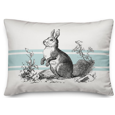 Hippity Hoppity Throw Pillow