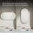 Essential Capsule Wall Mirror, Bathroom/Vanity Mirror with Frame-91696092-91696098