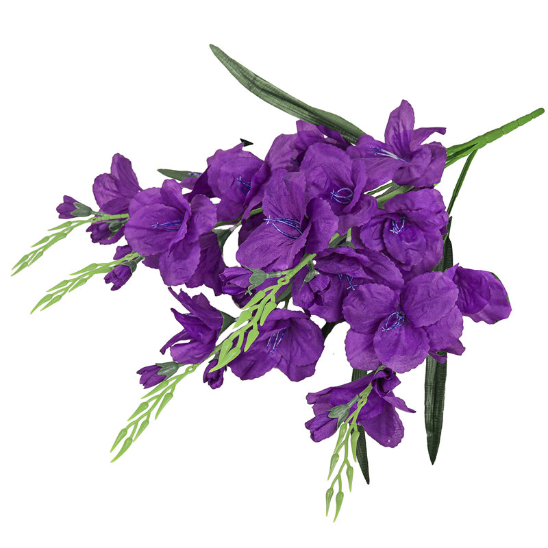 Buisson de glaïeuls artificiels, Mauve