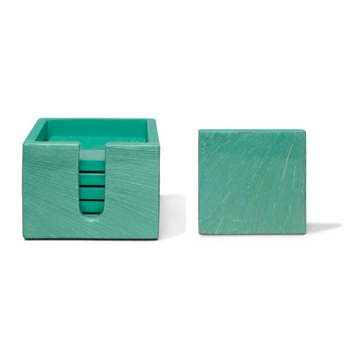 Coaster Set With Holder