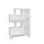 Armoire polyvalente moderne, blanche, 31,5 po x 47,2 po x 12,4 po | 100% panneau de particules enduit de mélamine, épaisseur: 0,7 pouce | Nombreuses tablettes, conception murale pour un rangement et une organisation élégants