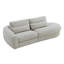 Canapé modulaire de 106 po avec design ergonomique et coussins moelleux en mélange de plumes