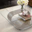 Livianna Aluminum Coffee Table, Brass