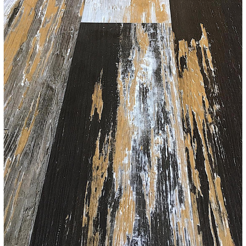Planche de vinyle 6 pi x 36 po x 2 mm en vinyle multicolore Colle Colour Colours, Bronze vieilli