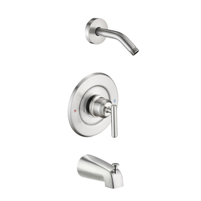 Replacement For Moen Shower Faucet Trim Kit, Shower Arm, Shower Handle& Tub Spout
