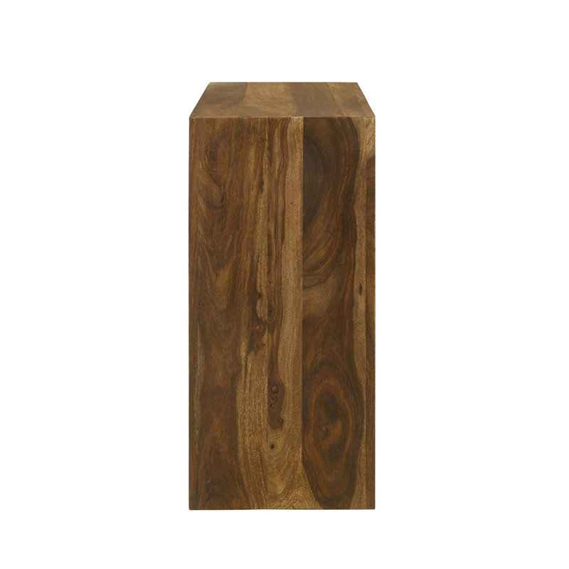 Rectangular Solid Wood Entryway Console Table