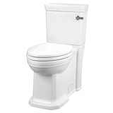 Fitzgerald 1.28 GPF (Water Efficient) Round Two-Piece Toilet (Seat Included)
