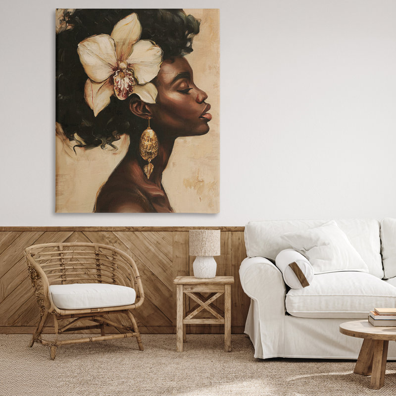 Orchidée majestueuse, toile de Svetlana Aleynikova, H 48 po x l 36 po