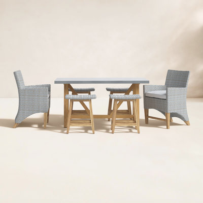 Nicole 70" Sunbrella® Patio Dining Set