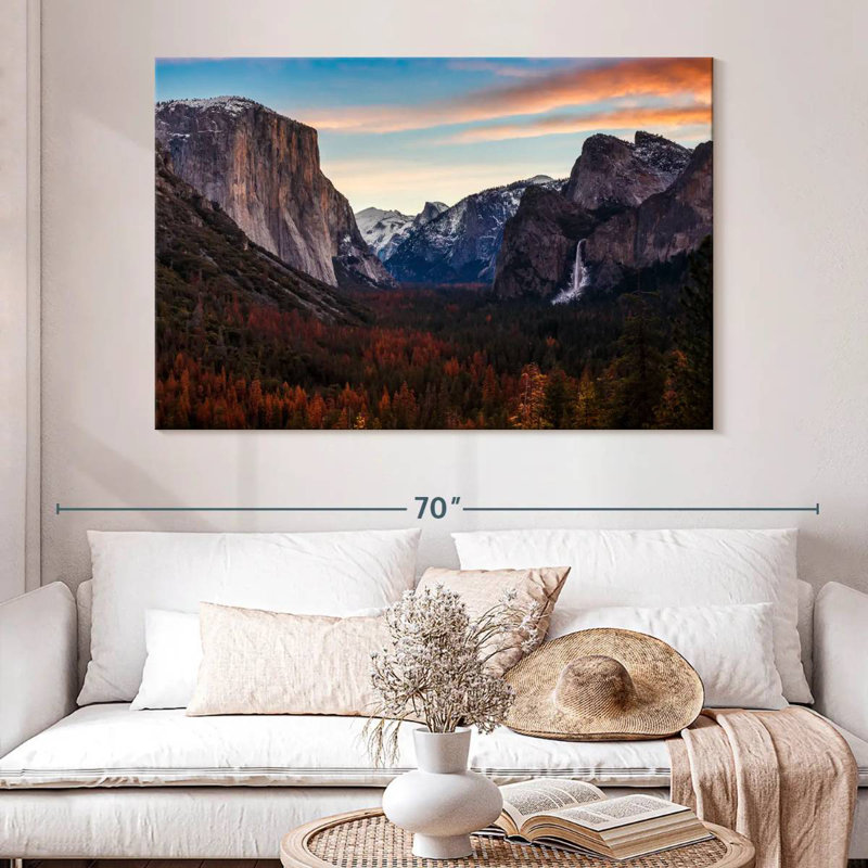 Alvord Scenic Yosemite Peaks, H 34 po x l 51 po