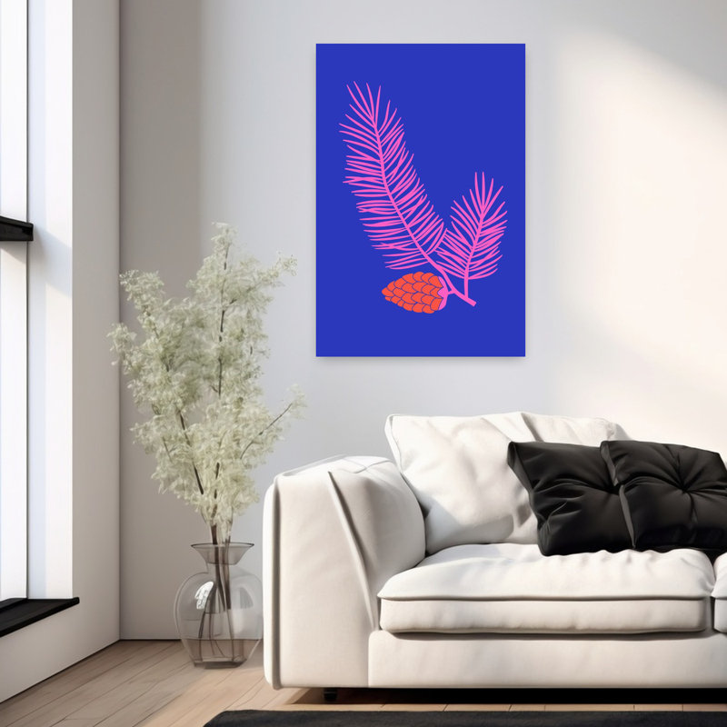 Art contemporain, art contemporain abstrait, H 24 po x l 16 po