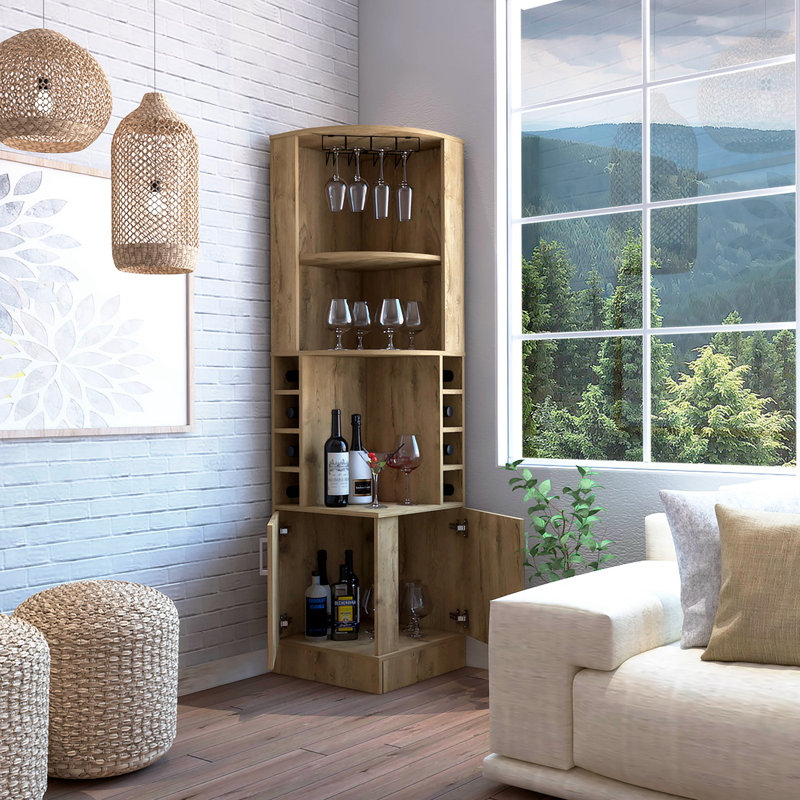 Bar, 8 casiers à vin, Beige