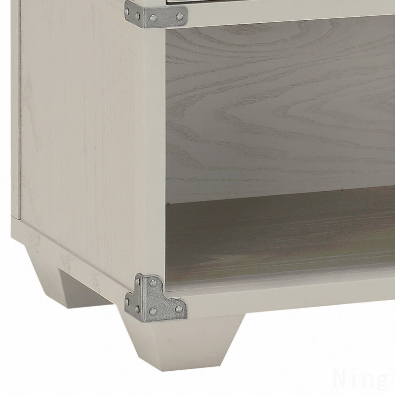 Gray Finish Nightstand