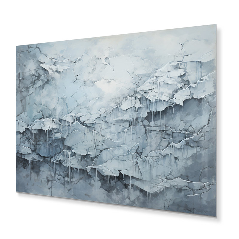 " Ice Age World Map ", 12" H x 20" W